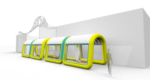 Inflatable queue - MODULAR CANAPE
