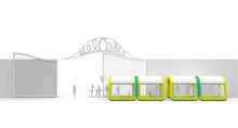 Load image into Gallery viewer, Inflatable queue - MODULAR CANAPE