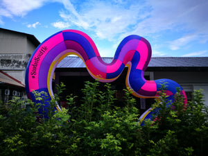 SQUIGGLY ARCH Inflatable arch
