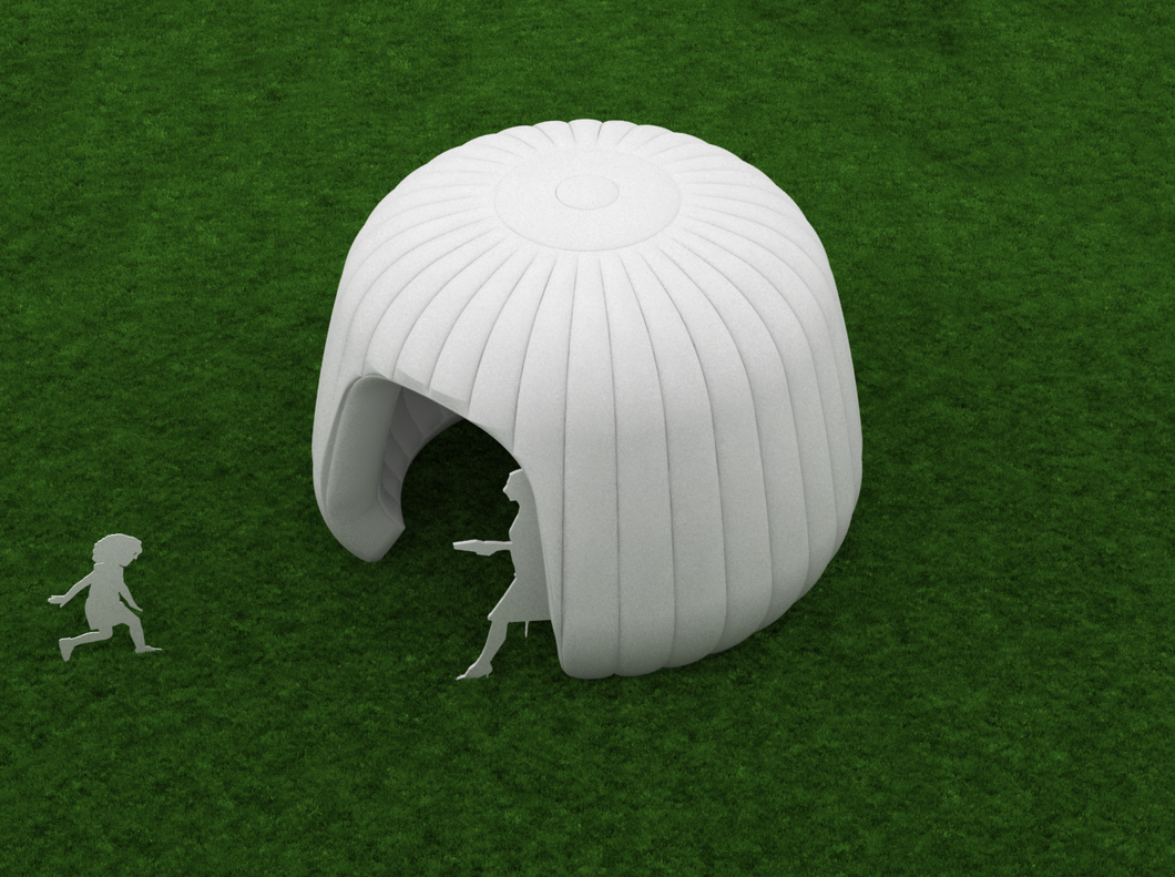 Inflatable Pod with Roof-Regular fries-StudioSouffle
